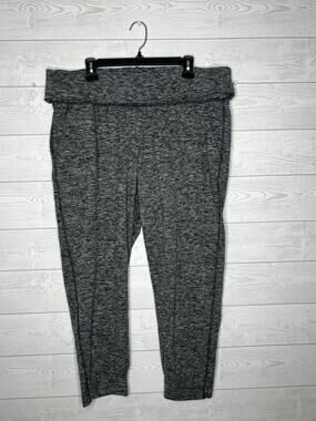 Xersion Heathered Grey High-Rise Athleisure Athletic joggers Size 0X